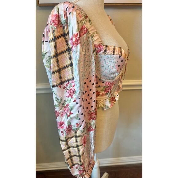 For Love and Lemons Marissa Crop Top Size Small - Picture 6 of 8